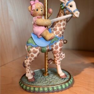 Cherished Teddies Flossie with Green and White Accents